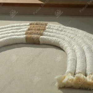 3D 직조 미니멀리스트 벽걸이 장식, 고투명 유리 커버 및 PS 프레임 포함 - Product Image 3