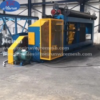 2024 produit chaud Double treillis métallique hexagonal automatique torsadé faisant des machines Machine de maille de Gabion de cage en pierre