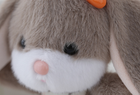 Peluches moelleux peluche lapin en peluche lapin porte-clés peluche carotte lapin poupée lapin de pâques en peluche longues oreilles jouets en peluche