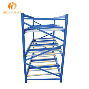 מותאם אישית בשימוש סיטונאי מחסן אחסון קרטון זרימת מתלה תעשייתי אוטומציה עצבים אחסון ציוד - Product Image 5