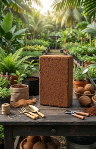 Bloque de Fibra de Coco 5kg 30 cm x 30 cm x 12-15 cm Bajo Contenido de EC, Sustrato de Coco Confiable para Viveros, Invernaderos y Cultivadores Profesionales - Product Image 2