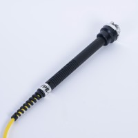 Thermocouple for Stationary Surfaces Handheld Surface Thermocouple Probe with Armored Handle and Flexible Sheath