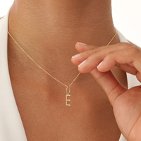 Bracelet personnalisé avec initiale et pierre de naissance, collier en or avec breloques initiales pour enfants, ensembles de bijoux pour enfants, collier personnalisé pour enfants