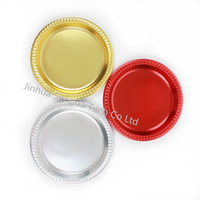 Assiettes en plastique pour le petit-déjeuner, le déjeuner et le dîner, assiettes rondes en PS réutilisables et sûres pour les fêtes, les mariages, le camping
