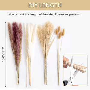Decorazioni per la casa per le vacanze all'ingrosso bouquet di fiori secchi artificiali fiori e piante secchi naturali personalizzati - Product Image 5