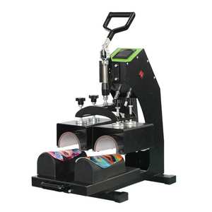 Presse à chaud double station pour protège-tibias, machine de transfert par sublimation pour impression personnalisée sur protège-tibias sportifs - Product Image 4