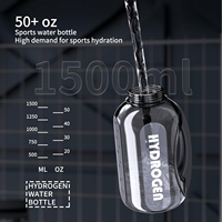 PUREFLOW 1000PPB Technologie PEM autonettoyante Sport 1500ml Générateur d'eau à hydrogène Portable