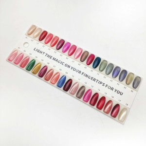 Nouvel Échantillonnier Intégré de 36 Couleurs pour <span class=keywords><strong>Manucure</strong></span>, Carte de Présentation Professionnelle Spéciale pour Salon d'Onglerie avec Faux Ongles - Product Image 2