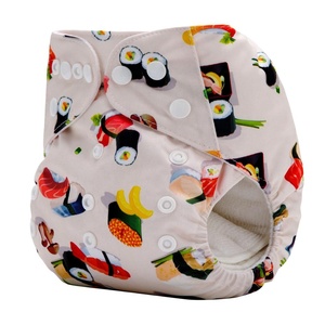 Taille unique, <span class=keywords><strong>lavable</strong></span>, couches-culottes pour bébé, couches en tissu réutilisables, couches en tissu ajustables, imperméables - Product Image 6