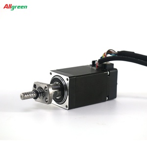 มอเตอร์สเต็ปเปอร์ Allgreen Nema 34 พร้อมสกรูตะกั่ว 1610 แบบวงเปิดสำหรับเครื่องกลึง บอลสกรู มอเตอร์แรงบิด 4.5 นิวตันเมตร~12 นิวตันเมตร 100 มม.-150 มม. - Product Image 1