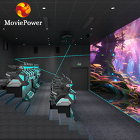 Simulador de Cine Volador 7D/9D para Interiores, Equipo VR/AR/MR con Construcción de Fibra de Vidrio y Metal para Uso en Centros Comerciales, 100 Películas Gratis