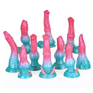 NNSX Fantasy Monster Dog <b>Dildo</b> for Anal Vaginal g Spot Clit Stimulation Silicone Dog Cock Sex Toy for Men Women - Product Image 1