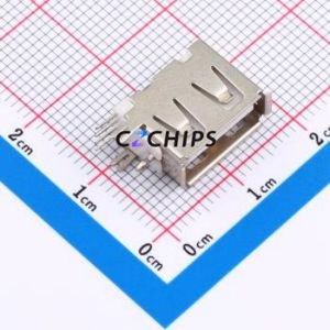 XDBF-0424-11 USB Connector Through hole Component (THT) Connector Type-A USB 2.0 Female Side Insert - Product Image 1