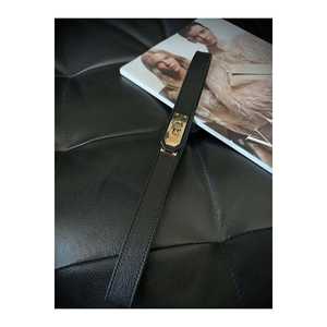 Cinturón Ecológico para Mujer con Hebilla de Cierre Automático y Diseño Delgado, Elástico y Sólido para Uso Casual - Product Image 2