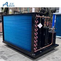 Unité de condensation haute performance 3HP refroidie par air avec moteur pour entrepôt frigorifique de fruits et chambre froide