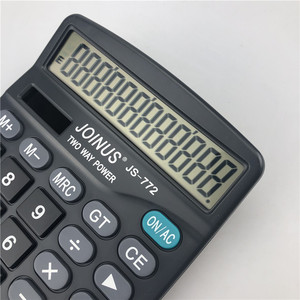 Joinus Js 772 Calculator 12 Digit Display Dual Power Supply Office Use - Product Image 3