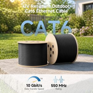Cable Ethernet Cat6 para Exteriores Cable Matters de 10 Gbps, Resistente a los Rayos UV, 23AWG, 100 m, Cobre Sólido <span class=keywords><strong>UTP</strong></span>, 550 MHz, Resistente a la Intemperie - Product Image 2