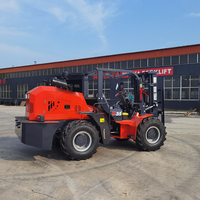 Nouveau moteur diesel de chariot élévateur tout-terrain 3.5T HLMG personnalisé certifié ISO CE siège de ferme de construction transpalette équipement de manutention