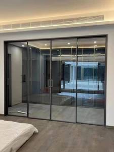 Cửa Trượt Bằng Nhôm Kiểu Ống Lồng Cho Văn Phòng, Nhà Ở, Phòng Cách Âm, Mềm, Có Thể Thu Vào - Product Image 5