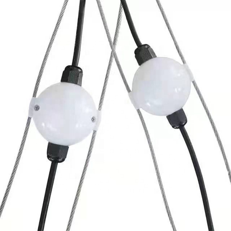 Wirlless 3d Led Pixel Ball Led Christmas Lights Outdoor Ip67 High Waterproof 30mm 50mm Pixel Ball String Light