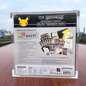 Étui protecteur acrylique avec coins ronds Pokemon Center Etb Box Made Plastic RAY YI avec aimant fort pour les célébrations du 25e anniversaire - Product Image 2