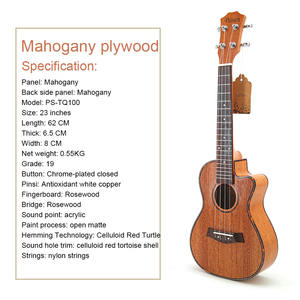 Ukulele de concert en bois d'<span class=keywords><strong>acajou</strong></span>, 23 pouces, 1 pièce, bon marché - Product Image 5