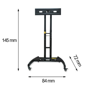 แผงไฟบำบัดแสงสีแดงอเนกประสงค์พร้อมขาตั้งปรับระดับความสูงได้ รถเข็นโลหะสำหรับโรงพยาบาลพร้อมล้อ 4 ล้อ ดีไซน์แบบอุตสาหกรรม - Product Image 3