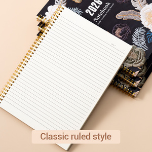 Özel Logo çevre dostu A4 dizüstü Spiral ofis çiçekler ile günlük defteri planlayıcısı kitap defter - Product Image 5