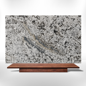 Dalles de granit Azul White avec accents minéraux bleu-gris distinctifs, pierre blanche traditionnelle, surface de comptoir élégante de qualité supérieure - Product Image 1