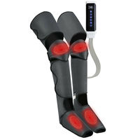 Masseur électrique pour les jambes en promotion avec compression d'air et chaleur pour soulager la douleur et améliorer la circulation sanguine