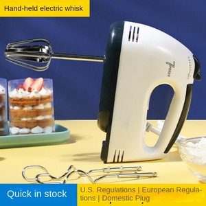 Petit batteur à oeufs électrique ménager en acier inoxydable pâte à crème cuisson gâteau mélangeur à main Mini mélangeur bol à mélanger crochet à pâte - Product Image 2