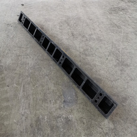 Butée de roue industrielle robuste en caoutchouc vulcanisé de 65 pouces, haute résistance à l'usure et aux températures, TG-DCR14 noire pour usage industriel