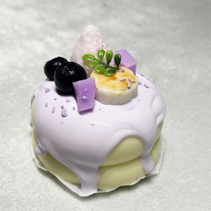 Jouet sensoriel en silicone de qualité alimentaire pour enfants, simulation de nourriture amusante, anti-stress à rebond lent, Myrtille Shufulei, jouet à pincer musical - Product Image 4