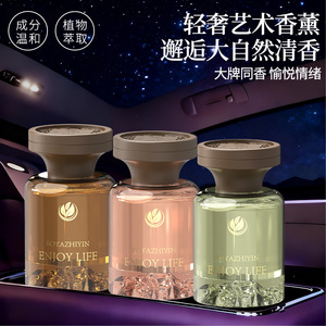 Diffuseur d'aromathérapie pour voiture Boyazhiyin, taille standard, évaporation naturelle, style élégant, matériau en verre - Product Image 3