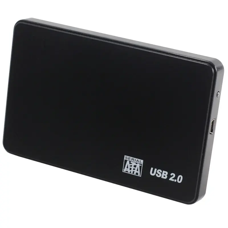 USB 2.0 HDD harici sabit disk kılıf 2.5 inç plastik SATA muhafaza SSD yüksek hızlı iletim desteği pencere Mac Android