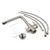 DOGO Acier Inoxydable 3 Voies Robinet Filtre À Eau Potable Robinet Robinet Triflow Robinets De Cuisine Mélangeur Filtre À Eau avec Osmose Inverse