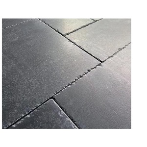 Dalles de pavage en pierre naturelle grise Blacklime, épaisses, coupées à la main, motif aléatoire, traditionnelles, durables, résistantes à l'eau, pour villa, extérieur - Product Image 3
