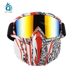 2019 Nouveau style lunettes <span class=keywords><strong>masque</strong></span> de <span class=keywords><strong>moto</strong></span>, lunettes pour un casque pour la <span class=keywords><strong>moto</strong></span> et <span class=keywords><strong>moto</strong></span> casque lunettes avec lentille miroir - Product Image 6