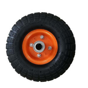 Rueda Neumática Multifuncional Pequeña <span class=keywords><strong>de</strong></span> 10 Pulgadas 410 3504 con Neumático <span class=keywords><strong>de</strong></span> <span class=keywords><strong>Goma</strong></span> - Product Image 4
