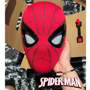Máscara de Spider-Man con Ojos Móviles y Control de Mandíbula para Parpadeo, Casco de Cosplay, Juguetes de Navidad - Product Image 2