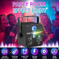 Lumières de fête boule disco, projecteur laser DJ à 90 motifs avec télécommande et contrôle sonore pour les fournitures de fête | YSH