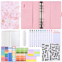 Carnet à spirales A6 personnalisé en cuir PU, organiseur de budget, agenda, classeur de trésorerie avec boucle, carnet de comptabilité, cadeaux pour enfants, fournisseur