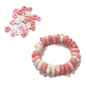 حلوى أقراص على شكل قلب بنكهة الفواكه الحمضية 8 جرام مع قلادة على شكل قلب - Product Image 1