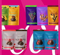 Sacs en plastique personnalisés avec fermeture éclair, pochettes verticales, sacs en aluminium avec finition mate et brillante pour fruits secs – Vente en gros