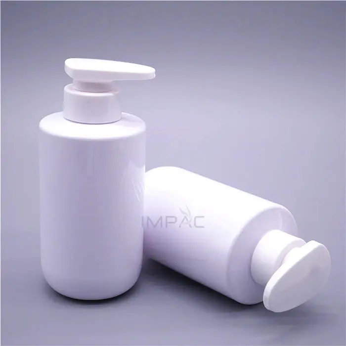 White color plastic body gel packaging shampoo bottles for liquid soap with lotion pump 300ml 10oz