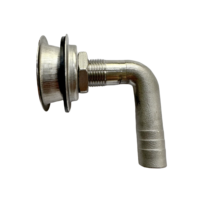 316 acier inoxydable 90 degrés miroir poli came taquet nouvel état marin bateau carburant reniflard gaz réservoir évent