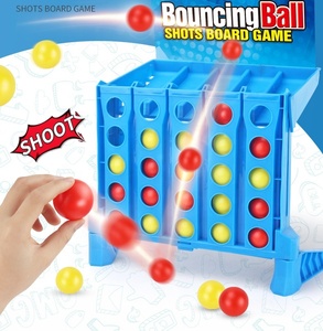 Balle rebondissante Tirs Jeu de société Jeu quatre dans une rangée Balle sautante connecter jeu de balle pour les enfants et l'activité familiale - Product Image 4