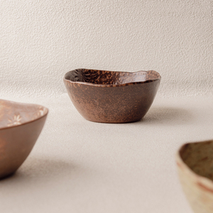 Plato de Condimentos Tradicional Japonés Hecho <span class=keywords><strong>a</strong></span> <span class=keywords><strong>Mano</strong></span>, Tazón Redondo de Cerámica Creativo, Artículos de Cocina, Vajilla de Cerámica Rústica - Product Image 3