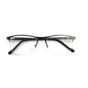Montura de anteojos de Metal inoxidable negro de estilo Vintage Unisex, lentes Ópticas Clásicas Vintage para mujeres y hombres, gafas de miopía de colores - Product Image 1