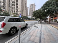Borne de stationnement intelligente AKE en alliage d'aluminium pour extérieur avec caméra ANPR et système de gestion du stationnement en rue par reconnaissance de plaque